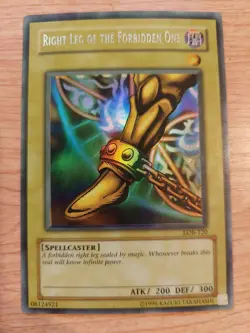 Right Leg of the Forbidden One - LOB-120 - Near Mint NM - Ultra Rare - Unl - Image 1
