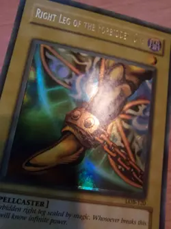 Right Leg of the Forbidden One - LOB-120 - Near Mint NM - Ultra Rare - Unl - Image 2