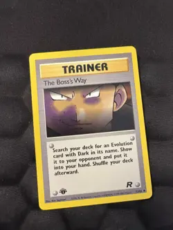 Pokemon TCG The Boss’s Way Team Rocket 1st Edition 73/82 LP Vintage Rare - Image 3