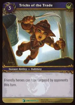 World of Warcraft TCG Tricks of the Trade - Onyxias Lair Treasure 9/33 - Image 1