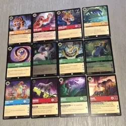 Set Of 12 DISNEY LORCANA Jungle Book Theme Includes 2 Different BALOO FOILS NM - Image 2