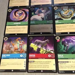 Set Of 12 DISNEY LORCANA Jungle Book Theme Includes 2 Different BALOO FOILS NM - Image 5