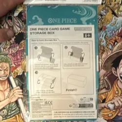 Bandai Namco One Piece Card Game Nami & Robin Blue Cardboard Deck Box - Image 2