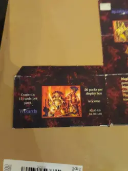 4th Edition Magic The Gathering CCG Empty Booster Box NO CARDS MTG tcg - Image 2