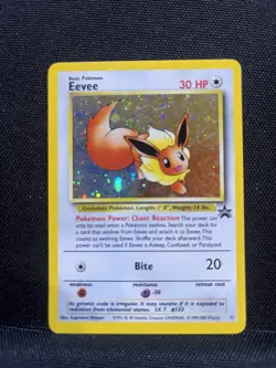 Pokemon Eevee TCG Promo Card 1999-2000 #11 Black Star Promo - Image 1