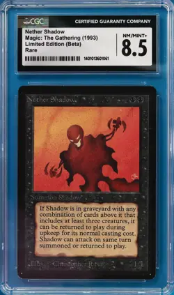 Nether Shadow Beta Graded CGC 8.5 NM MTG MAGIC CARD (1401013601061) ABUGames - Image 1
