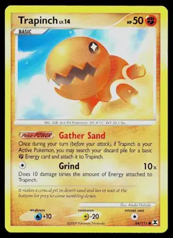 Pokemon Card Rising Rivals Trapinch 84/111 Common - Image 1