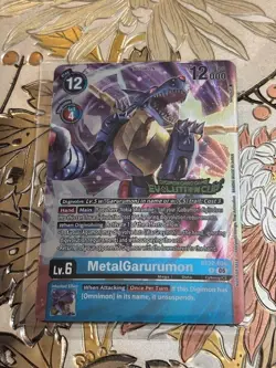 Digimon Card Game MetalGarurumon Evolution Cup 2025 Participant BT22-026 R - Image 1