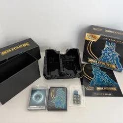 EMPTY Mega Evolutions Lucario ETB -Pokemon TCG (NO CARDS, NO PROMO, NO COIN) - Image 2
