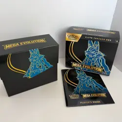 EMPTY Mega Evolutions Lucario ETB -Pokemon TCG (NO CARDS, NO PROMO, NO COIN) - Image 3