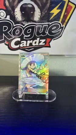 Lillie 147/149 Full Art Ultra Rare Holo Trainer Card SM Base Set Pokemon TCG LP - Image 1