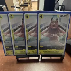 One Piece Card Game Bartholomew Kuma Character Card Lot 4 Cards English Standard - Image 1