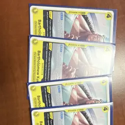 One Piece Card Game Bartholomew Kuma Character Card Lot 4 Cards English Standard - Image 2