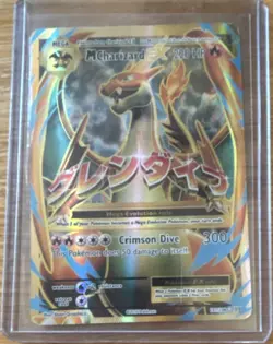 M Charizard EX 13/108 Evolutions Ultra Rare Mega Holo Pokemon Card - Image 1