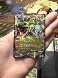 Pokemon TCG Rayquaza EX Black Star Promo XY73 Ultra Holo Promo Card NM - Image 1