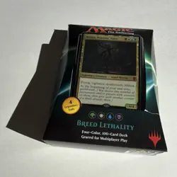 Magic: The Gathering Breed Lethality Commander Deck 100 Cards 4 Legendary Foils - Image 1