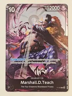 Marshall.D.Teach (Event Pack Vol. 8) - One Piece Promotion Cards (OP-PR) NM - Image 1