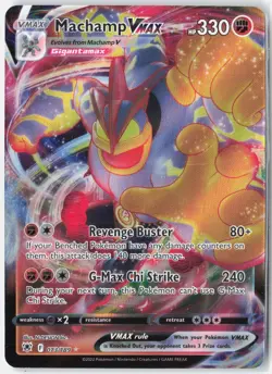 Machamp VMAX SWSH10: Astral Radiance 073/189 Pokemon Card Holo - Image 1
