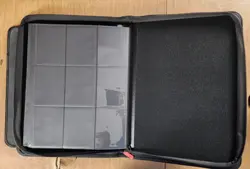 TCG Card Binder Red Zip Side Loading 24 Pages 9 Pocket Holds 432 Cards - Image 5
