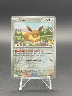 Eevee - (Pokemon Day 2025) (Reverse Cosmos Holo) 074/131 Miscellaneous Cards... - Image 1
