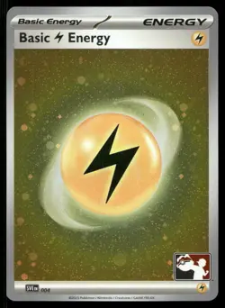 Basic Lightning Energy (Cosmos Holo) 004 Holo Prize Pack Series Cards Pokemon NM - Image 1