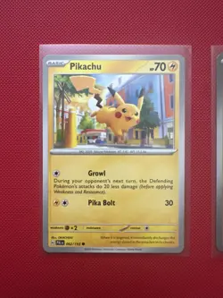 Pikachu 062/193 Sv02: Paldea Evolved Non - Holo & Reverse Holo - Image 2