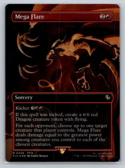Mega Flare (Borderless) Commander: Final Fantasy Foil - Image 1