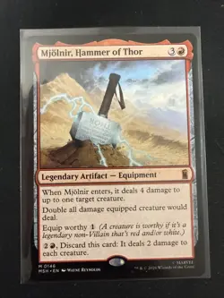 Mjolnir, Hammer of Thor Marvel Super Heroes 146 NM M - Image 1