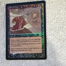 Wizards of the Coast MTG Snuff Out Mercadian Masques Foil Instant - Image 2