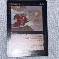 Wizards of the Coast MTG Snuff Out Mercadian Masques Foil Instant - Image 3
