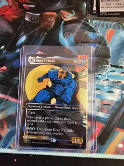 King T'Challa (Borderless) (0399) Marvel Super Heroes Foil - Image 1