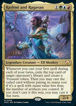 [1x] Rashmi and Ragavan Near Mint, English March of the Machine Commander MTG Ma - Image 1