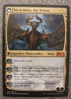 Mtg Nicol Bolas, the Ravager / Nicol Bolas, the Arisen NM M19 Mythic - Image 2