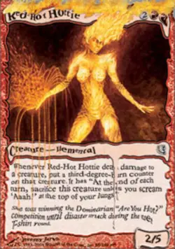 4x Red-Hot Hottie ~ Lightly Played Unhinged MTG Magic x4 4 UltimateMTG Playset R - Image 1