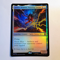 Spider-Woman, Stunning Savior Foil 0152 MTG Magic the Gathering Rare SPM NM - Image 1