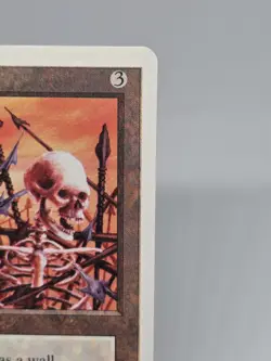 Magic The Gathering TCG Wall Of Spears Fourth Edition Misprint! Vintage MTG 1994 - Image 4