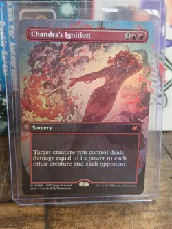 Chandra's Ignition (Borderless) 89 Special Guests MTG Foil NM - Image 1