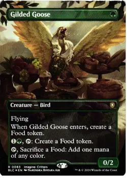 Gilded Goose (Borderless) 83 R Commander: Bloomburrow NM Foil MTG - Image 1