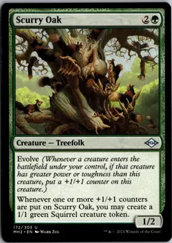 Scurry Oak 172 Uncommon Modern Horizons 2 Magic: The Gathering Near Mint - Image 1