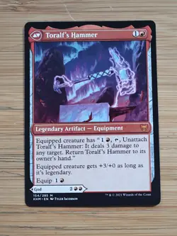 Toralf, God Of Fury 154/285 Toralf's Hammer 154/285 2021 Kaldheim Set MTG - Image 2