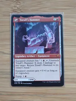 Toralf, God Of Fury 154/285 Toralf's Hammer 154/285 2021 Kaldheim Set MTG - Image 3
