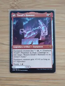Toralf, God Of Fury 154/285 Toralf's Hammer 154/285 2021 Kaldheim Set MTG - Image 4