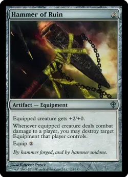 X 1 Worldwake Hammer of Ruin NM-M Zendikar 124 MTG Magic the Gathering - Image 1