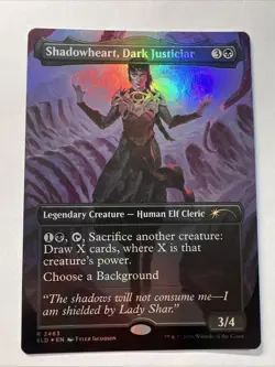 Shadowheart, Dark Justiciar 2483 Foil Secret Lair Drop Magic The Gathering - Image 1