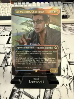 Ian Malcolm, Chaotician (Borderless) Universes Beyond: Jurassic Park Foil - Image 1