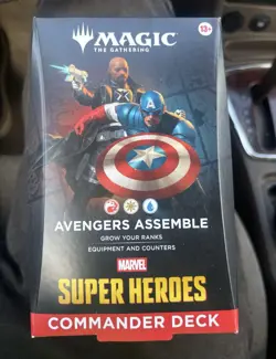 Wizards Magic: The Gathering Marvel Super Heroes Avengers Assemble Commander De… - Image 1