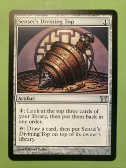 MTG - Sensei's Divining Top - Champions of Kamigawa - NM - Image 1