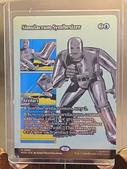 Simulacrum Synthesizer (Borderless) Marvel Universe Eternal-Legal Regular NM - Image 3