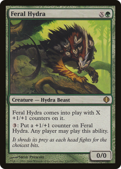 Feral Hydra #131 (LP) Shards of Alara ALA Magic MTG - Image 1