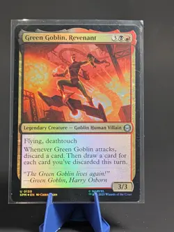 Green Goblin, Revenant 0130 SPM Foil MTG Spiderman NM/M - Image 1